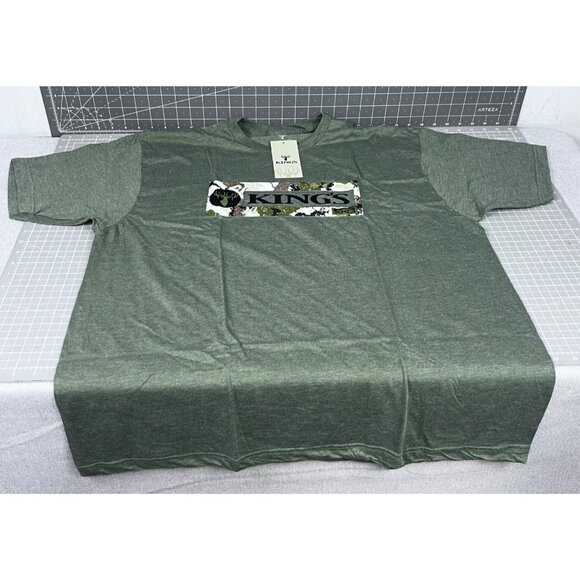 King’s Camo XK Men’s Logo T-Shirt Military Green 2XL New With Tags - Picture 1 of 9